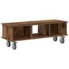 vidaXL TV-standaard 100 x 35 x 35 cm Oudhout Bewerkt hout