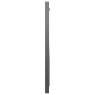 vidaXL 2-delige Badkamermeubelset spaanplaat hoogglans grijs