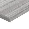 vidaXL Wandschappen 4 st 40x10x1,5 cm bewerkt hout grijs sonoma eiken
