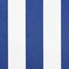 vidaXL Inklapbaar Zonnescherm Blauw en Wit 500 &times; 300 cm