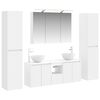 vidaXL Badkamermeubelset 6 st Wit 100 x 14,5 x 70 cm