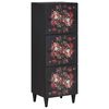 vidaXL Opslagkasten Multikleur 40 x 33,5 x 110 cm Massief Mango Hout