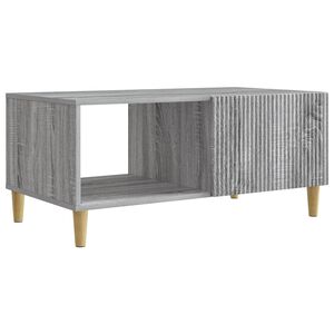 vidaXL Salontafel Grijs sonoma 90 x 50 x 40 cm Bewerkt hout