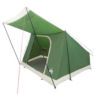 vidaXL Camping Tent 4-persoons Waterdicht Groen taft