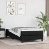 vidaXL Boxspring bed 80x200 cm stof zwart