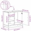vidaXL Badkamerkast Artisan Eiken 65 x 33 x 60 cm Bewerkt hout