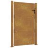 vidaXL Poort 100x125 cm cortenstaal