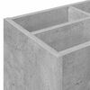 vidaXL Paraplu Standaard Beton Grijs 65 x 24 x 50 cm Bewerkt hout