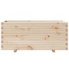 vidaXL Plantenbak 110x40x49,5 cm massief grenenhout