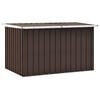 vidaXL Opslagdozen Gegalvaniseerd staal 149 x 99 x 93 cm Bruin