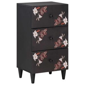 vidaXL Opslagkasten Multikleur 40 x 33,5 x 75 cm Massief Mango Hout