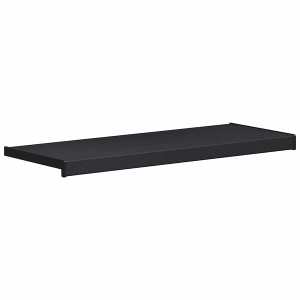 vidaXL Raamsokkel Anthraciet met Houtnerf 100 x 30 x 4,5 cm PVC