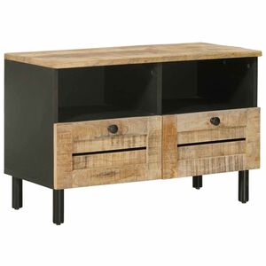 vidaXL Opslagkasten Naturel 70 x 33 x 46 cm Massief Mango Hout