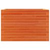 vidaXL Plantenbak 70x40x46 cm massief grenenhout wasbruin