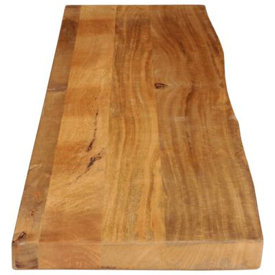 vidaXL Tafelblad met natuurlijke rand 160x40x2,5 cm massief mangohout