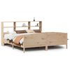 vidaXL Bed met boekenkast zonder matras massief grenenhout 180x200 cm