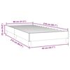 vidaXL Bedframe zonder matras 80x210 cm fluweel donkerblauw