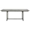 vidaXL Tuintafel (150-200)x100x75 cm massief acaciahout