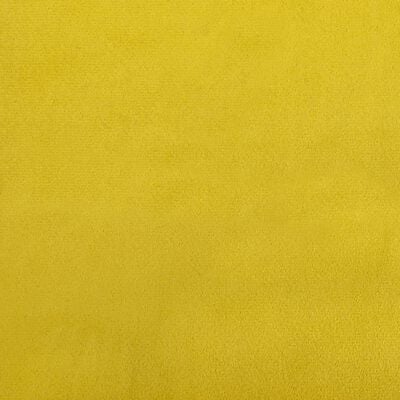 vidaXL Fauteuil 63x76x80 cm fluweel geel