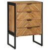 vidaXL Dressoir 50 x 35 x 75 cm Massief acaciahout