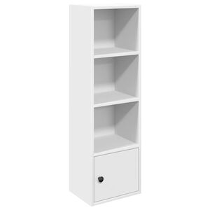 vidaXL Boekenkast 31x24x102 cm bewerkt hout wit