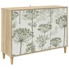 vidaXL Dressoir GOTHA Sonoma 102 x 33 x 75 cm Bewerkt hout