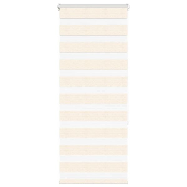 vidaXL Zebra rolgordijn 65x150 cm stofbreedte 60,9 cm marmerbeige