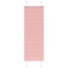 vidaXL Plissé rolgordijn 40x100 cm stofbreedte 39,4 cm polyester roze