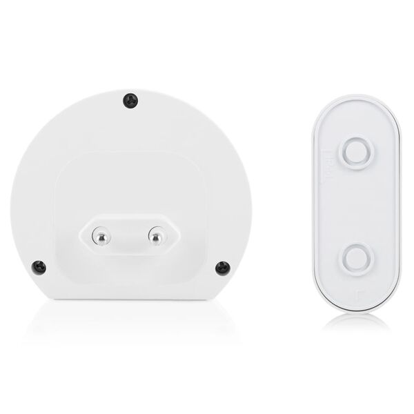 Byron Draadloze plug-in deurbelset wit