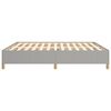 vidaXL Bedframe zonder matras stof lichtgrijs 180x200 cm