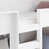 vidaXL Bunk Bed voor Kinderen Wit 100 x 200 cm Bewerkt hout