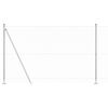 vidaXL Afrasteringspaal Zilver 50 x 1,5 m (25 mm gaas) Staal
