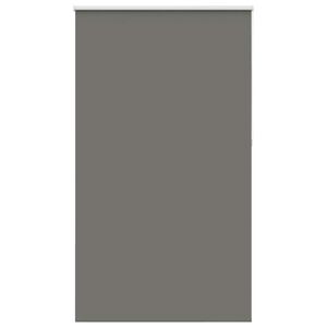vidaXL Rolgordijn verduisterend 140x210 cm stofbreedte 136,6 cm grijs