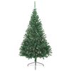 vidaXL Kunstmatig Voorverlicht Kerstboom met 300 LED Groen 240 cm PVC