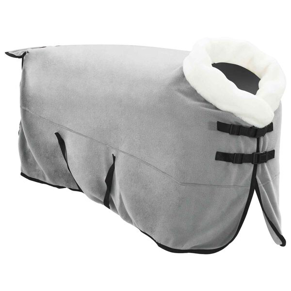 vidaXL Paardendeken Volledig Donkergroen 135 cm Polar fleece