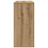 vidaXL Dressoir 90x29,5x65 cm bewerkt hout artisanaal eikenkleur