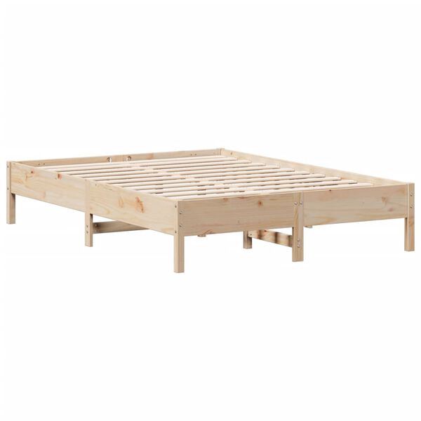 vidaXL Bedframe zonder matras massief grenenhout 140x200 cm