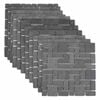 vidaXL Moza&iuml;ek Tegels Grijs 30 x 30 cm Marmer