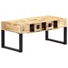 vidaXL Salontafel cassettestijl 100x52x45 cm massief mangohout
