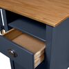 vidaXL Bureau Hill 150x50x74 cm massief grenenhout grijs