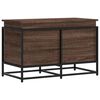 vidaXL Opbergbox met deksel 80x40x51,5 cm bewerkt hout bruin eiken