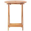 vidaXL 3-delige Bistroset stof en massief hout beige