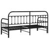 vidaXL Bedframe voor een daybed Zwart 80 x 200 cm Gepoedercoat staal