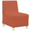 vidaXL Modulaire Bankeenheid Armlos 3 pcs Oranje 55 x 74 x 82 cm
