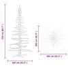 vidaXL Kerstdecoratie kerstboom 210 cm massief grenenhout