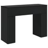 vidaXL Salontafel Zwart 102 x 35 x 75 cm Bewerkt hout