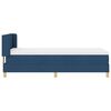 vidaXL Boxspringbed met matras Blauw 190 x 90 cm Polyester