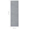 vidaXL Tapijtloper 100x350 cm BCF grijs