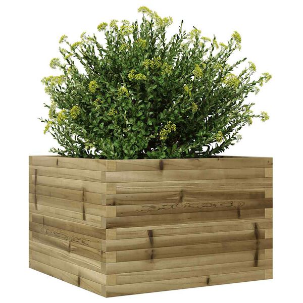 vidaXL Plantenbak 70x70x46 cm ge&iuml;mpregneerd grenenhout