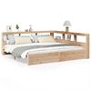 vidaXL Bed met boekenkast zonder matras massief grenenhout 180x200 cm